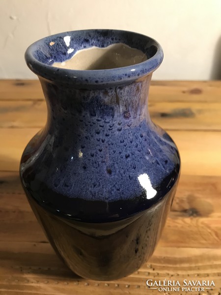 Blue-purple decorative vase f-4