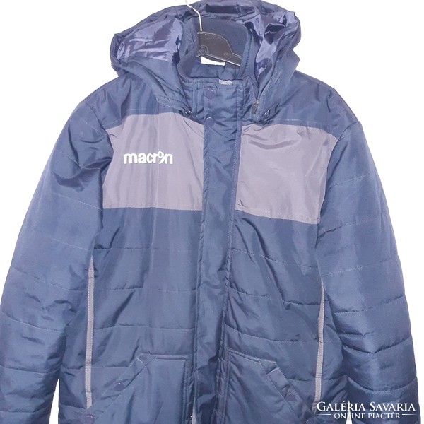 M macron hooded men's sporty long jacket