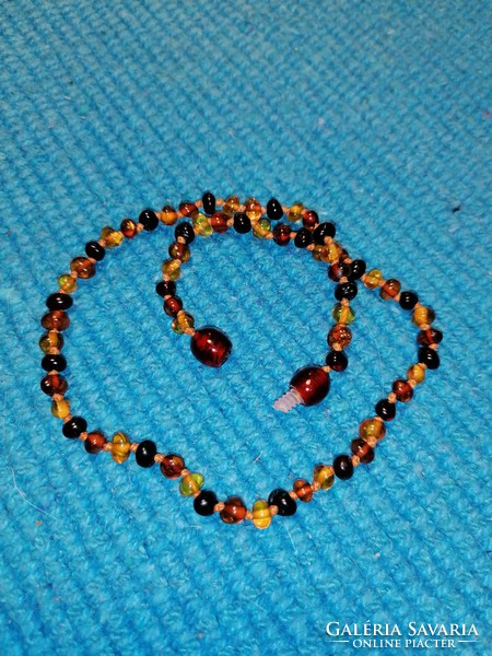 Amber necklace for children (226)