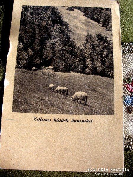 Képeslap 1957 Húsvét