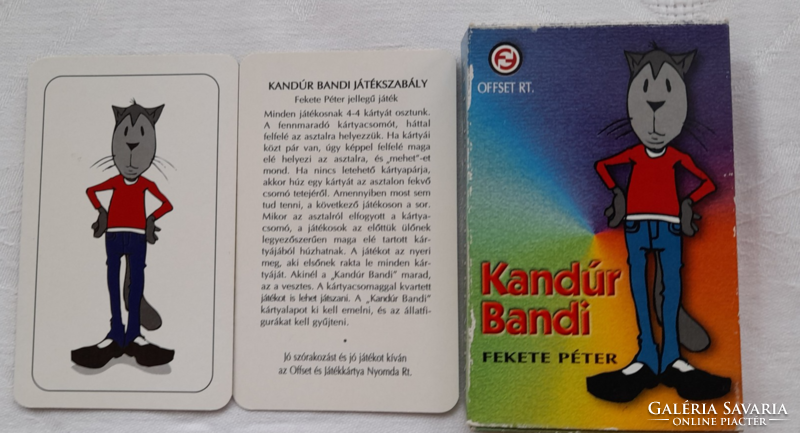 Retro Kandúr Bandi gyerek kártyajáték