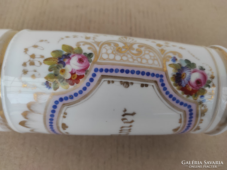 Antik festett porcelán cukrász eszköz cukrászda konyhai dekoráció 19. század 5117