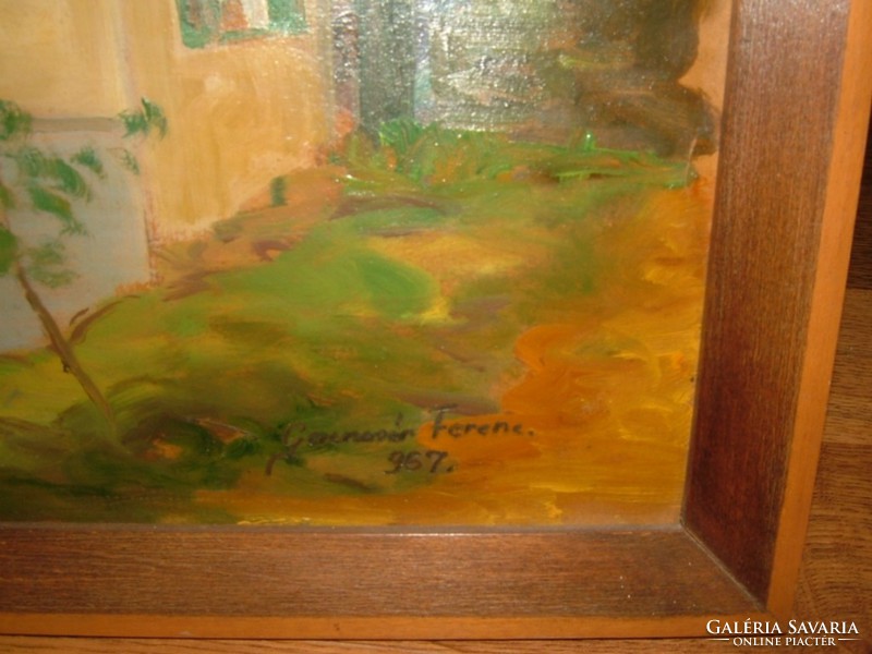 Gerencsér Ferenc olaj festmény : A vidék