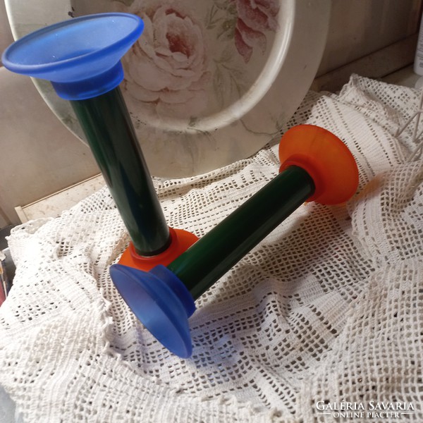 Stained glass candlesticks