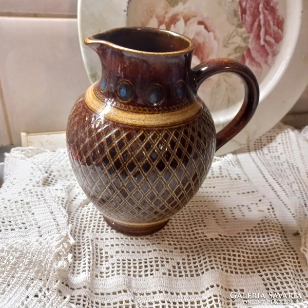 Glazed ceramic jug / jug - German