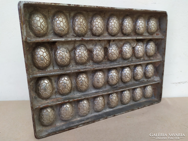 Antique Chocolate Chocolate Egg Bonbon Metal Mold Confectioner Confectionery Tool 5031