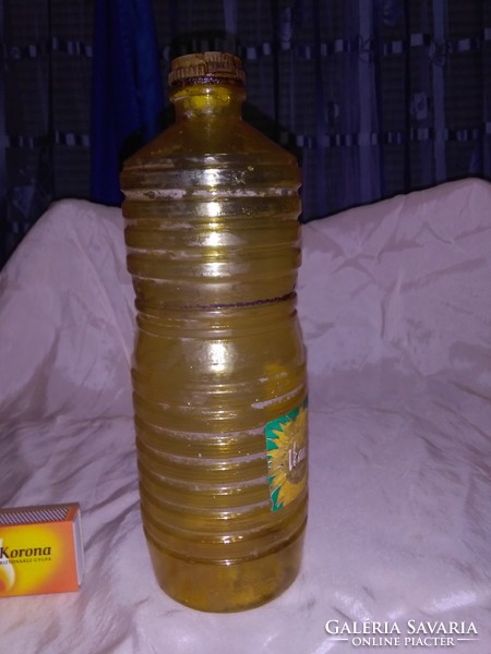 Retro "Vénusz napraforgó olaj" - műanyag flakon, palack
