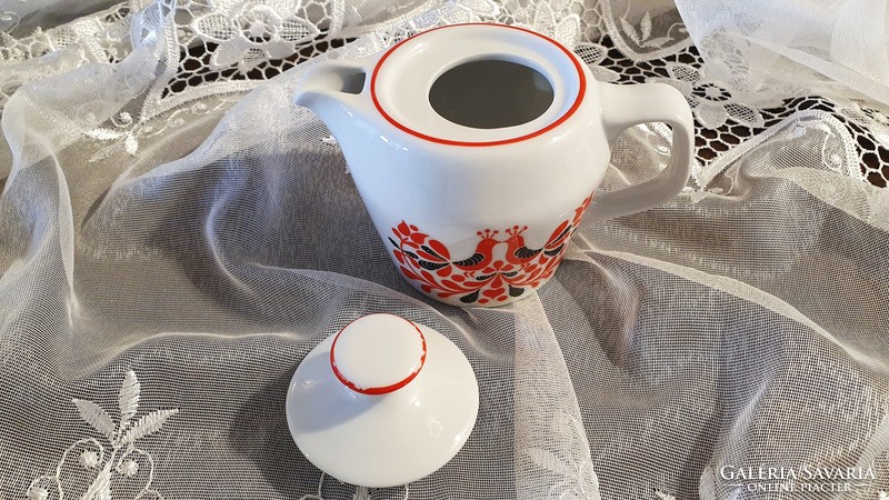 Only 1 left. Hollóházi, retro, porcelain, coffee pourer with lid. HUF 1500/pc.