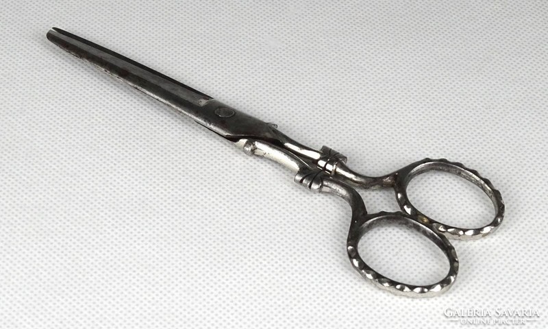 1H578 beautiful antique bow scissors 15.5 Cm