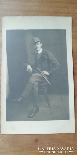 Magyar antik katona fotó 1916-ból