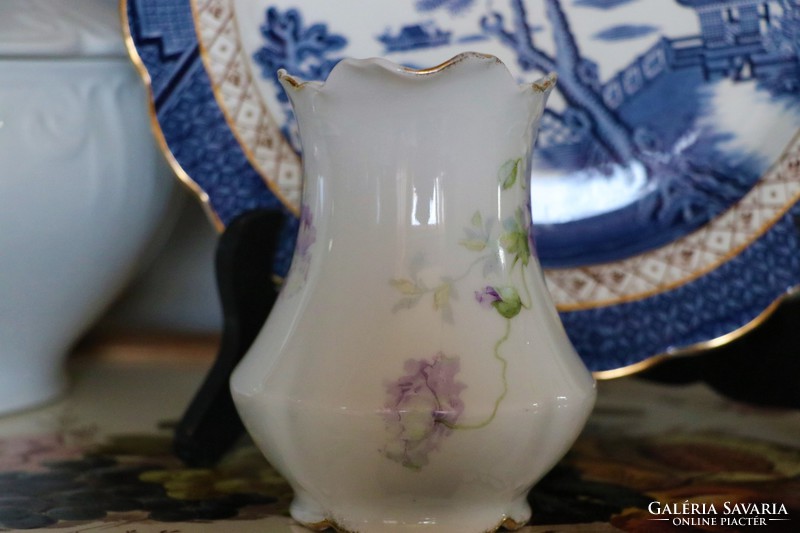 Ornamental patterned milky, creamy jug