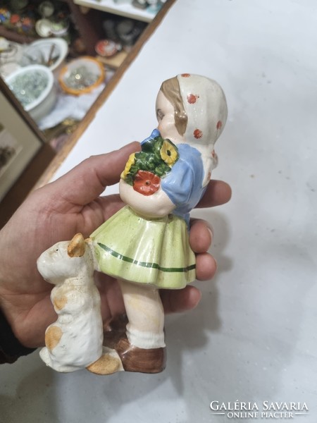 Régi német porcelán figura