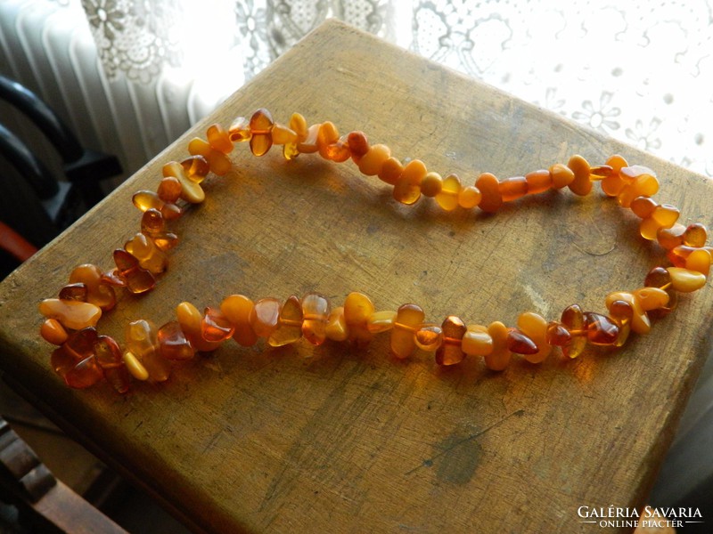 Original natural amber chain - bracelet