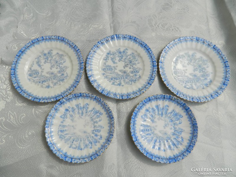 Antique tuppack s china blau tiefenfurt plate set
