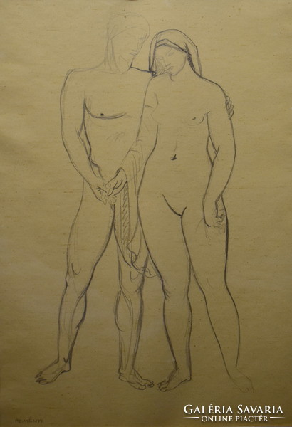 Figures of Joseph of Hope (1887 - 1977) - Adam and Eve?