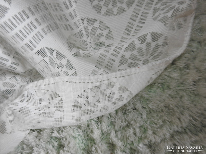 Huge old lace flower pattern lace curtain - lace curtain