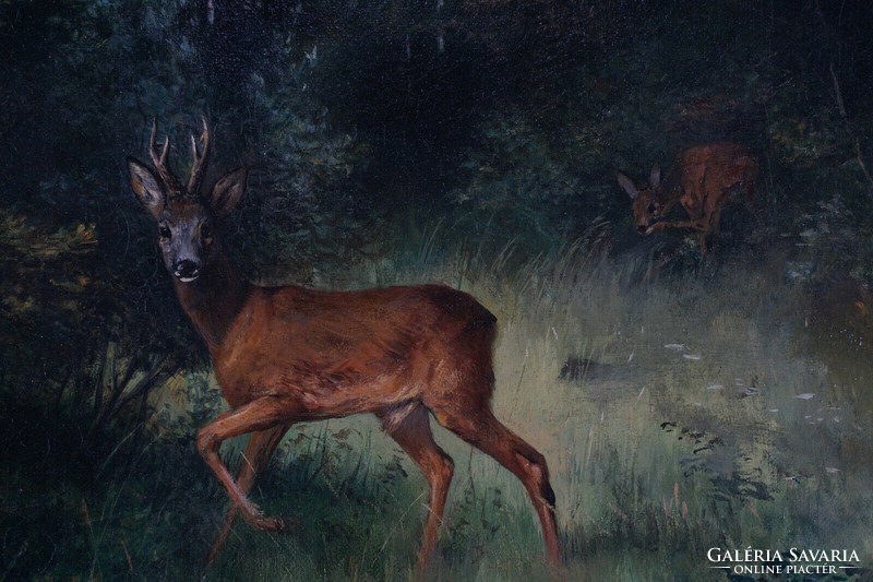 Rudolf Alfred Jaumann (1859-1923): Salzburg, vadászkép
