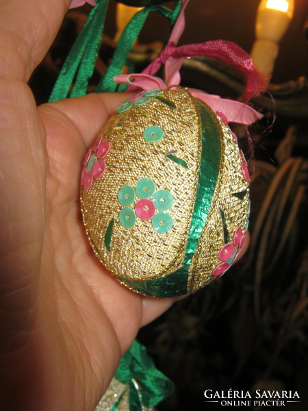 5 db retro flitteres húsvéti tojás dekoráció