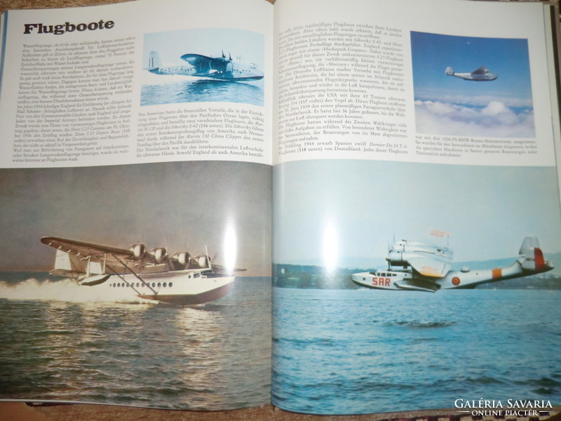 Book about airplanes in German 1973 david mondey flugzeuge isbn 3517005347 24x32 cm