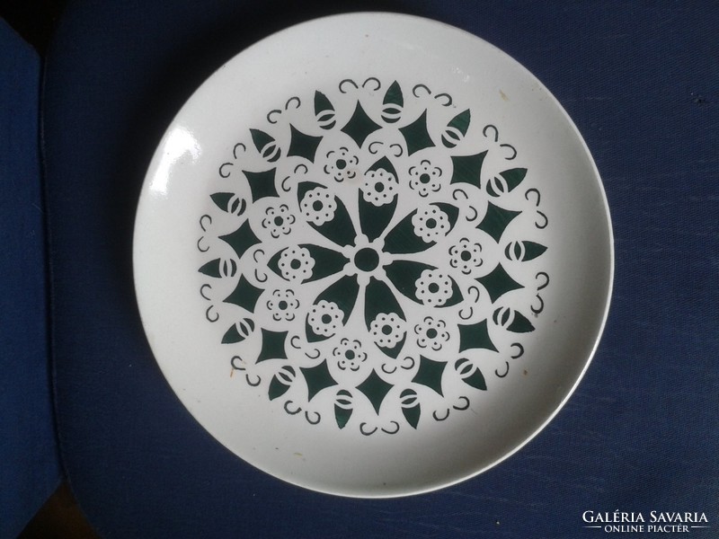 Art deco Hungarian granite plate marked 23cm