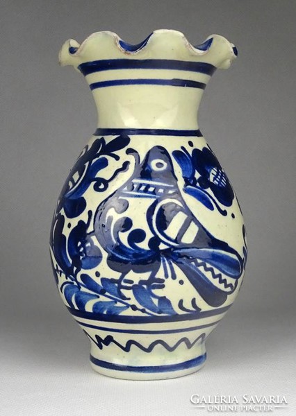 1H573 Corundum Two Bird Ceramic Vase 15.5 Cm