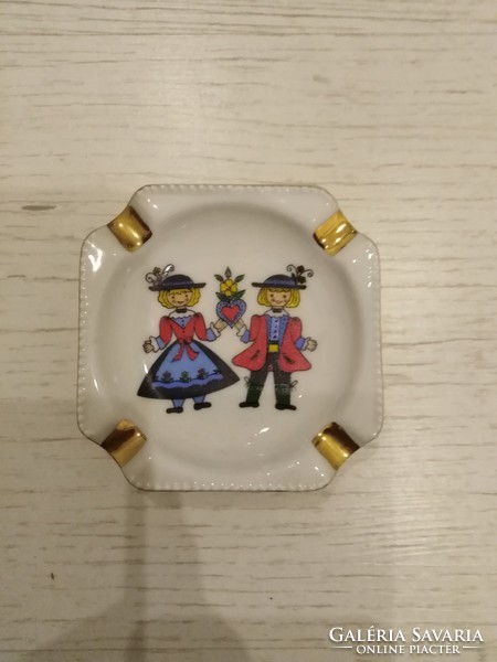 Viennese souvenir - porcelain ashtray