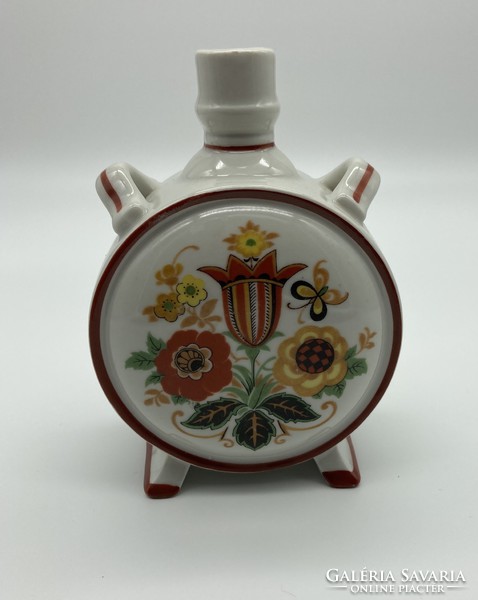 Bottle with Zsolnay shield seal, hand painted