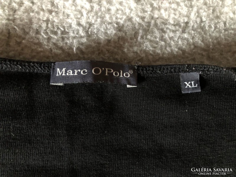 Marco Polo fekete rövid ujjú póló