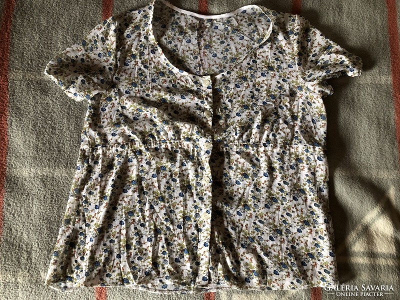Sale transparent floral pattern women's top, shirt