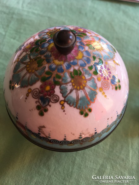 Steinbock -hand painted, enameled bonbonier-made in austria