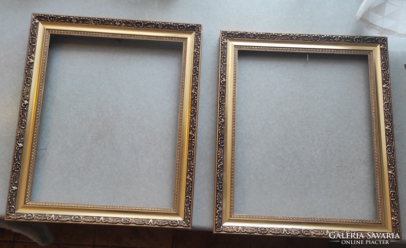 Beautiful sheet with gilded frame, 1pc or 2pcs, ornate mirror or painting, decoration