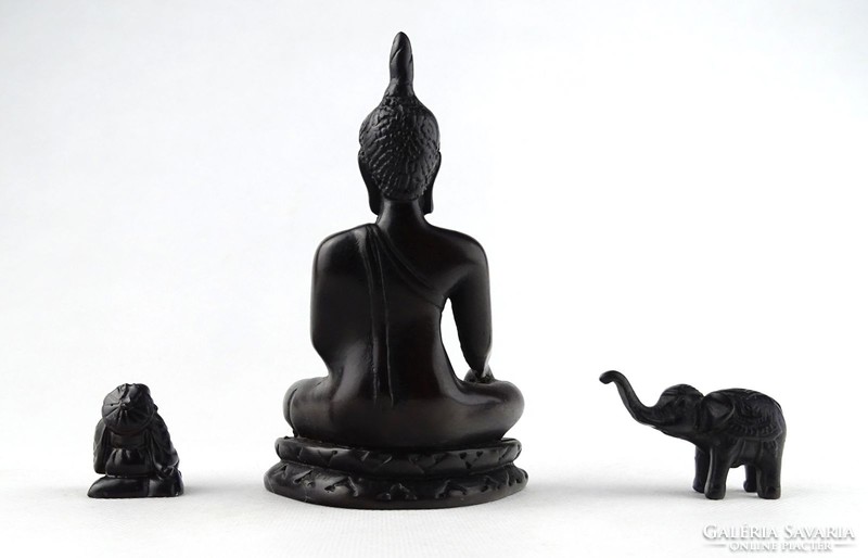 1H858 Vegyes szerencsehozó keleti Buddha elefánt 3 darab