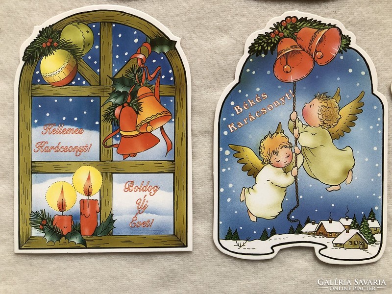 Postatiszta Karácsonyi képeslap - az ár darabonként értendő !!