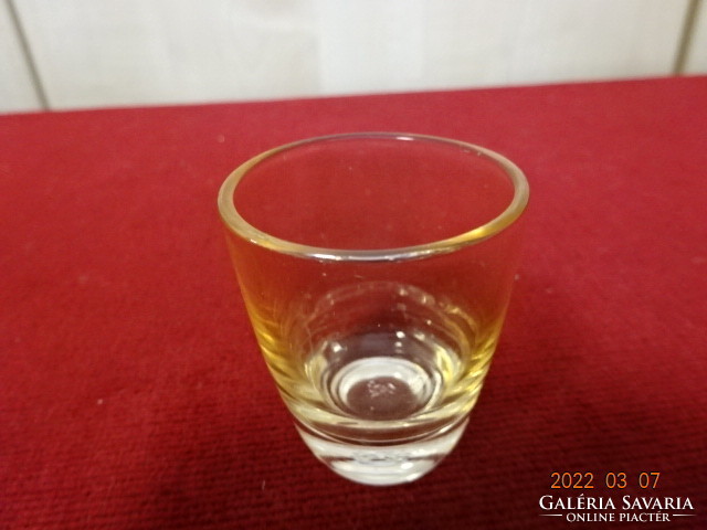 Glass of liqueur, champagne color, height 5 cm. He has! Jókai.
