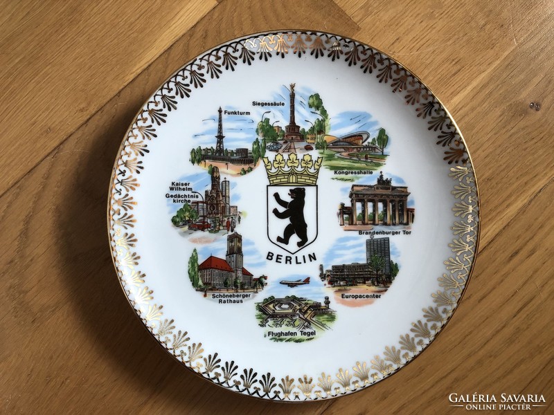 Winterling - Kirchenlamitz Bavaria porcelán tányér / Berlin nevezetességeivel