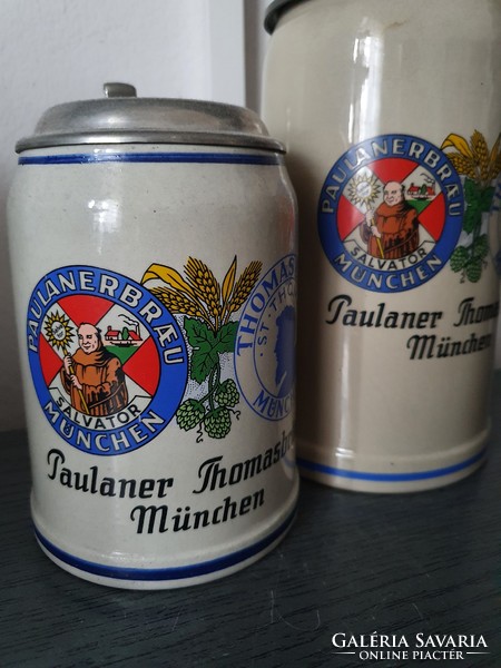 Paulaner München-i fedeles söröskorsók (0,5l, 1l)