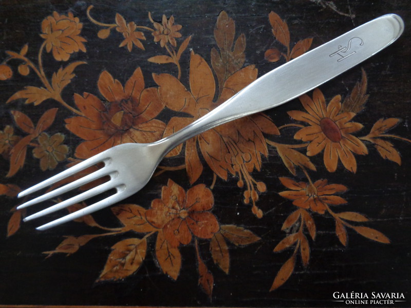 Antique silver adult fork