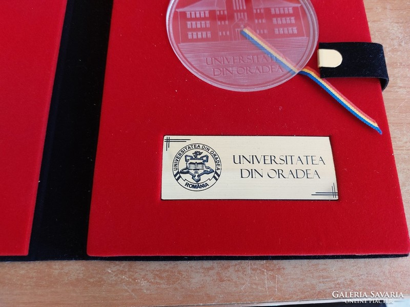 University of Oradea plaque
