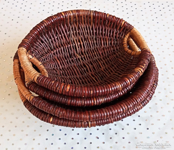 Small basket with handles for Easter 18x23cm 2pcs each