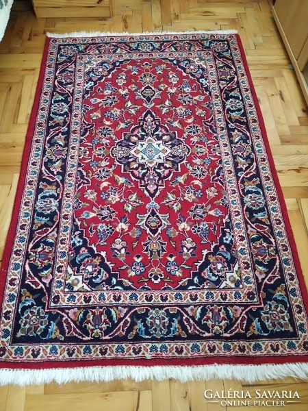 Hibátlan iráni Keshan szőnyeg 160 x 108 cm