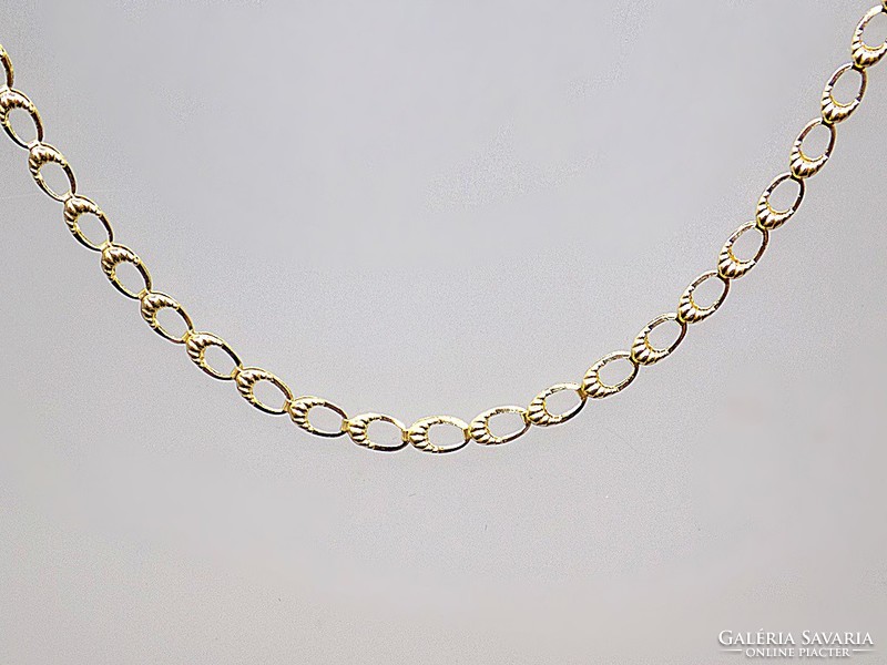 Engraved gold necklace (zal-au106042)