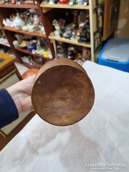 Old copper spout