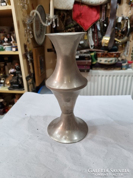Art deco metal vase