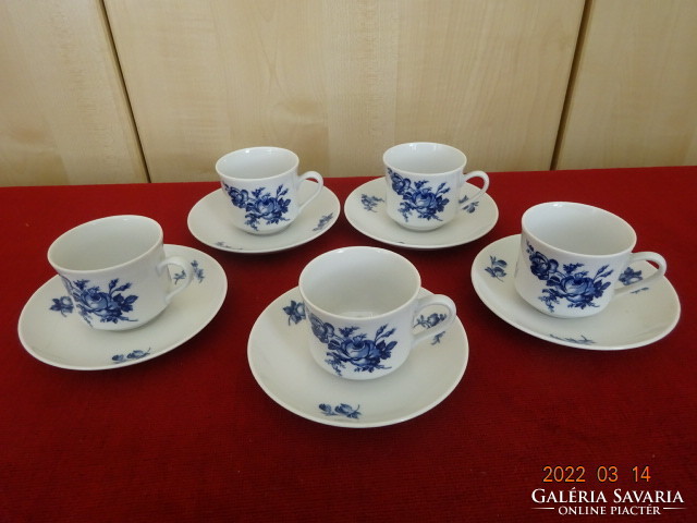 Czechoslovak porcelain - inglazed - coffee cup + placemat, five pieces for sale. . He has! Jókai.