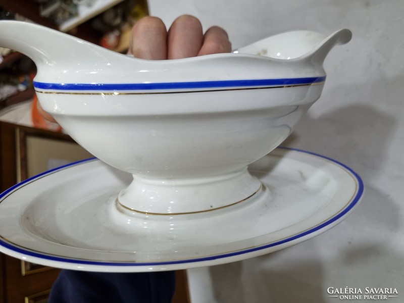 Old german porcelain sauce bowl