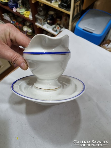 Old german porcelain sauce bowl