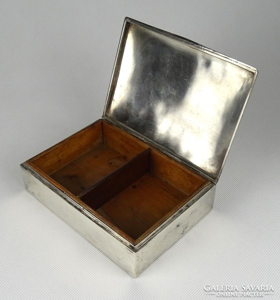 1H693 antique marked 800 silver card box 380 g