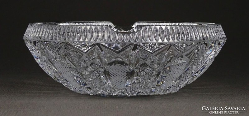 1H706 old thick-walled polished ashtray 14 cm