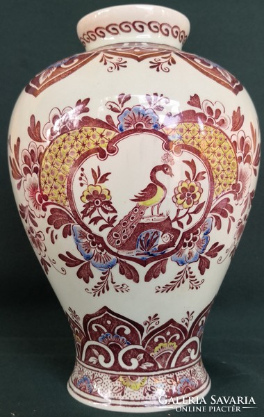 DT/026 - VILLEROY & BOCH – Paon (Páva) dekoros porcelán váza