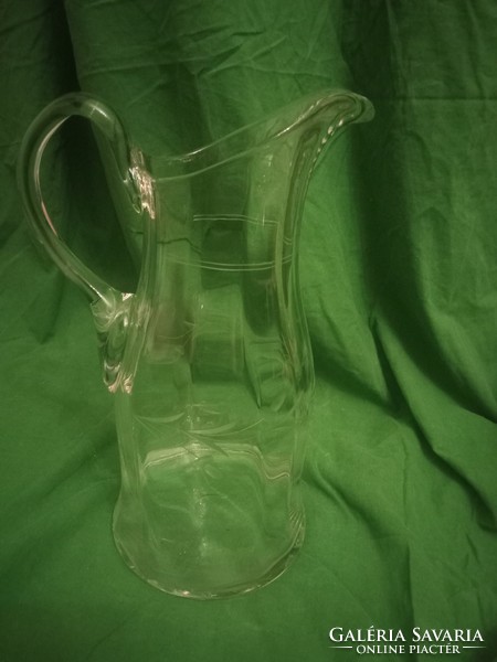 Giant glass jug with special acorns